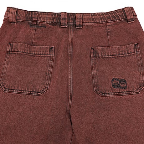 SPITFIRE WHEELS デニム パンツ スピットファイア 赤　SPIT FIRE ETERNAL DENIM PANTS CUSTOM DENIM PANTS （RED OVERDYE）