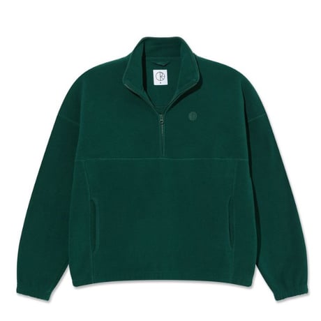 POLAR SKATE CO フリース ポーラー メンズ　Ivan Half Zip Sweatshirt (Dark Emerald)