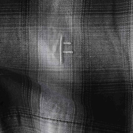 FORMER シャツ 半袖 フォーマー　FORER BROADCAST PLAID SS SHIRT （BLACK）