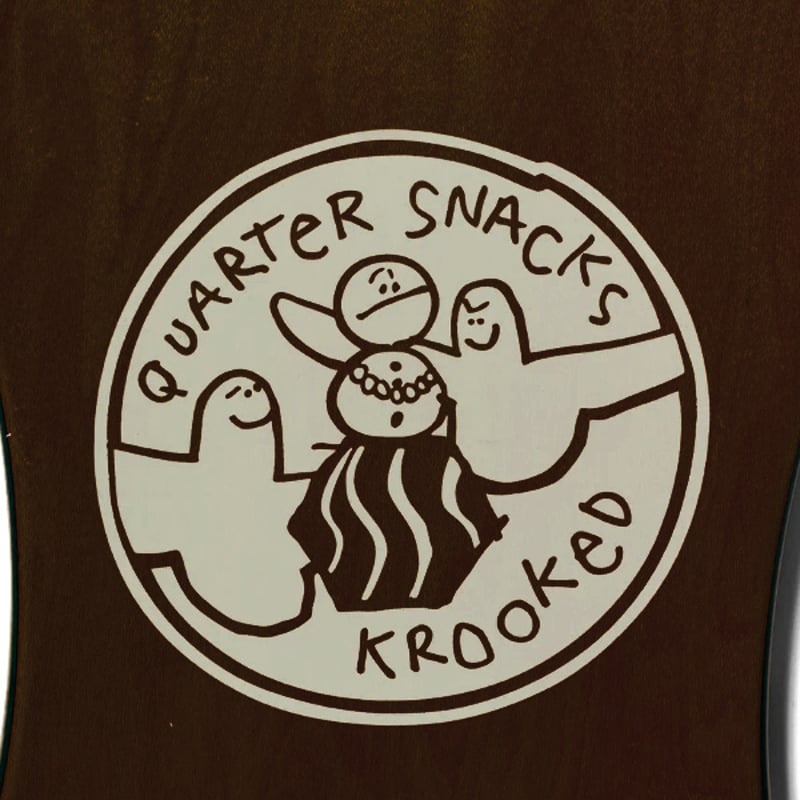 KROOKED QUARTER SNACKS DECK クルキッド デッキ Krooked x