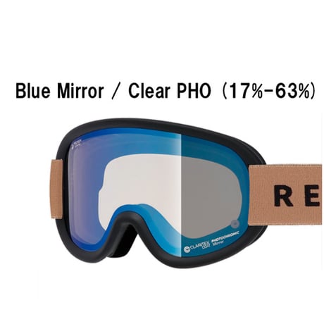 24-25 ゴーグル リボルト スノーボード REVOLT [ SUPER LIGHT FRAME ] MAT BLACK R25MBK 調光レンズ