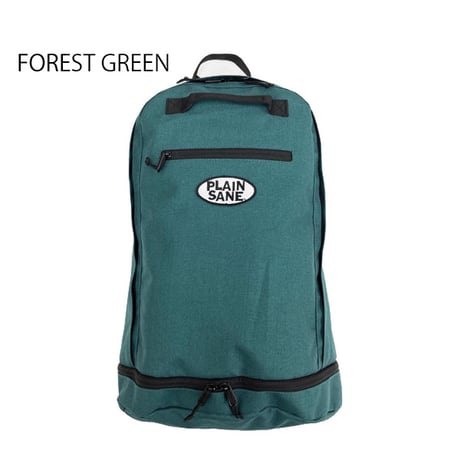 PLAINSANE PS BACK PACK 10L（BLACK　FOREST GREEN　DEEP ORANGE)  スノーボード バックパック リュック プレインセイン PLAIN SANE
