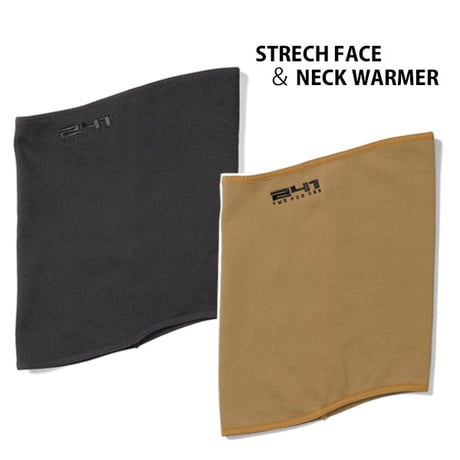 241 トゥーフォーワン ストレッチ フェイス アンド ネックウォーマー (メンズ) 241 TWO FOR ONE STRECH FACE & NECK WARMER （ブラック　オッター）