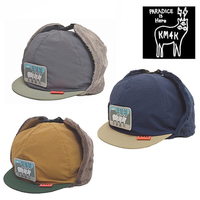 キャップ カモシカ KM4K CAP 9 TAFFTA “サイズ⇒59cm ”（GRAY/L....