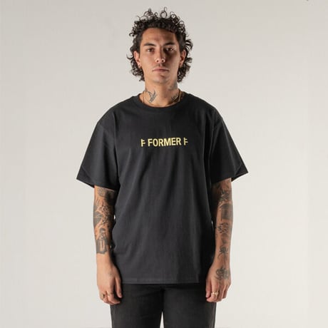 SALE FORMER Tシャツ 半袖 黒 フォーマー　FORMER FF LEGACY T-SHIRT（BLACK）