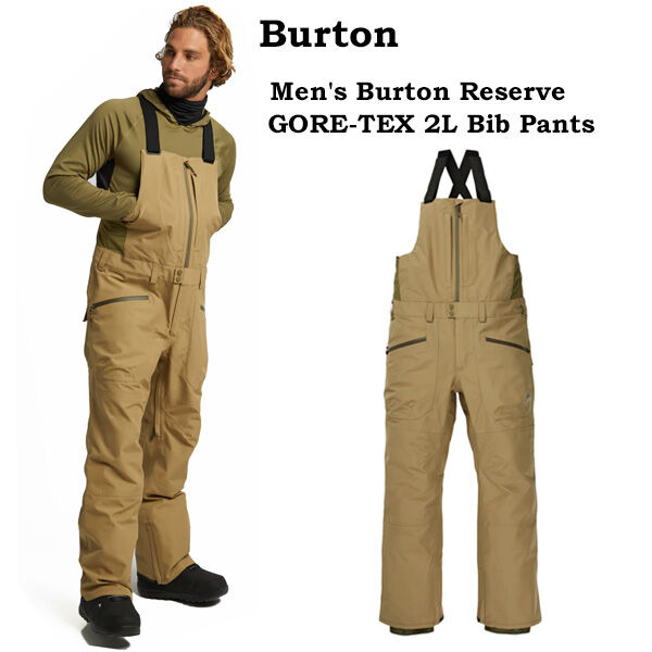 Burton リザーブ GORE-TEX 2L ビブパンツ　XS（アジアS）