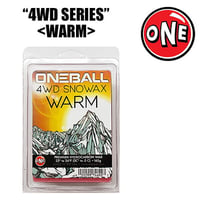 スノーワックス ワンボール ONEBALL 4WD Warm Snow Wax  Warm = 32° to 26°F (0°Ｃ to -3C) 165g（WARM）