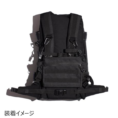 25-26 rain or shine チェストリグ レインオアシャイン RAIN OR SHINE CHEST RIG (BLACK　BURGUNDY　420ART)