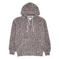 FUCKING AWESOME ファッキンオーサム パーカー　Burnt Sticker Stamp Zipped Hoodie （AOP）