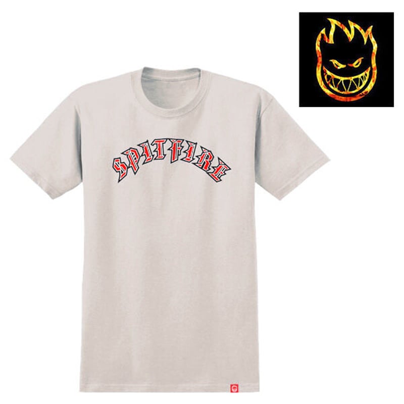 SPITFIRE Tシャツ SPITFIRE WHEELS OLD E S/S TEE（ICE...