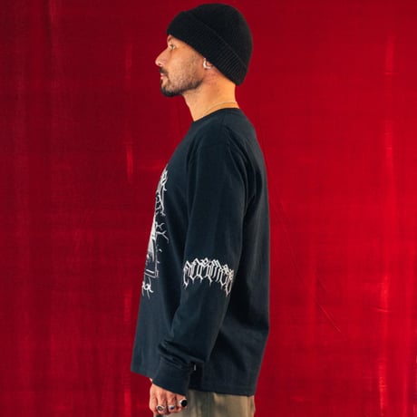 SALE FORMER 長袖 Tシャツ　FORMER FRACTURE CRUX LS T-SHIRT（BLACK） メンズ フォーマー