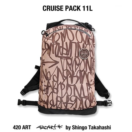 25-26 rain or shine バックパック リュック レインオアシャイン RAIN OR SHINE CRUISE PACK 11L (BLACK　BURGUNDY　420ART)
