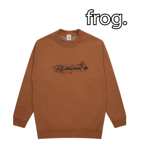 トップス美品 FROG SKATEBOARDS スウェットトレーナー XL frog