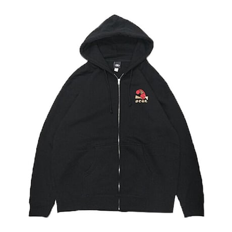SALE REAL SKATEBOARDS パーカー リアル　FOWL ZIP UP HOODIE （BLACK）