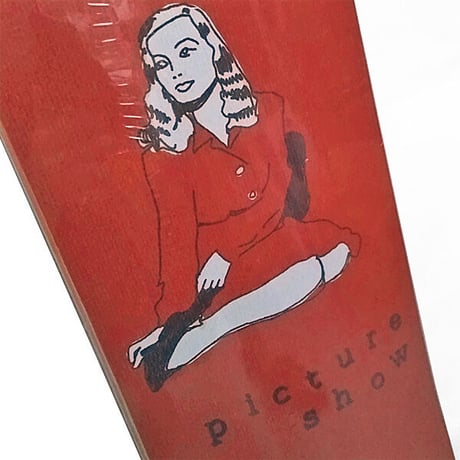 PICTURE SHOW デッキ　【 8.0インチ 】PICTURE SHOW SKATEBOARDS RED GIRL DECK ピクチャーショー デッキ スケボー