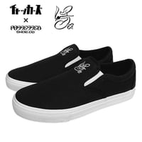 POSSESSED SHOE.CO スリッポン スケシュー ポゼスト メンズ　POSSESSED x チャッカーズ　海賊版チャッカーズ  (BLACK)
