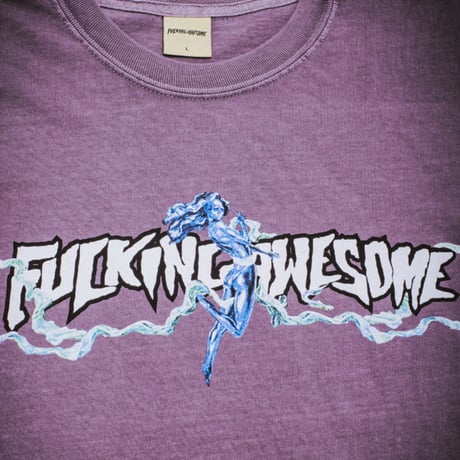 FUCKING AWESOME ファッキンオーサム Tシャツ 半袖 パープル　FUCKINGAWESOME Baskin Ribbons Short Sleeve Tee （Blackberry）