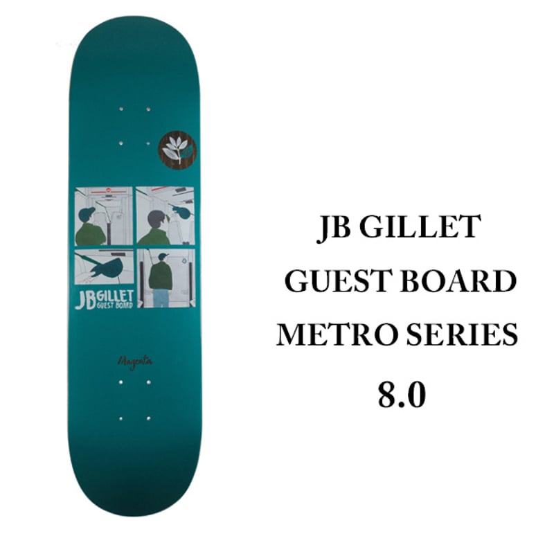 MAGENTA SKATEBOARDS デッキ 8.0インチ マゼンタ マジェンタ