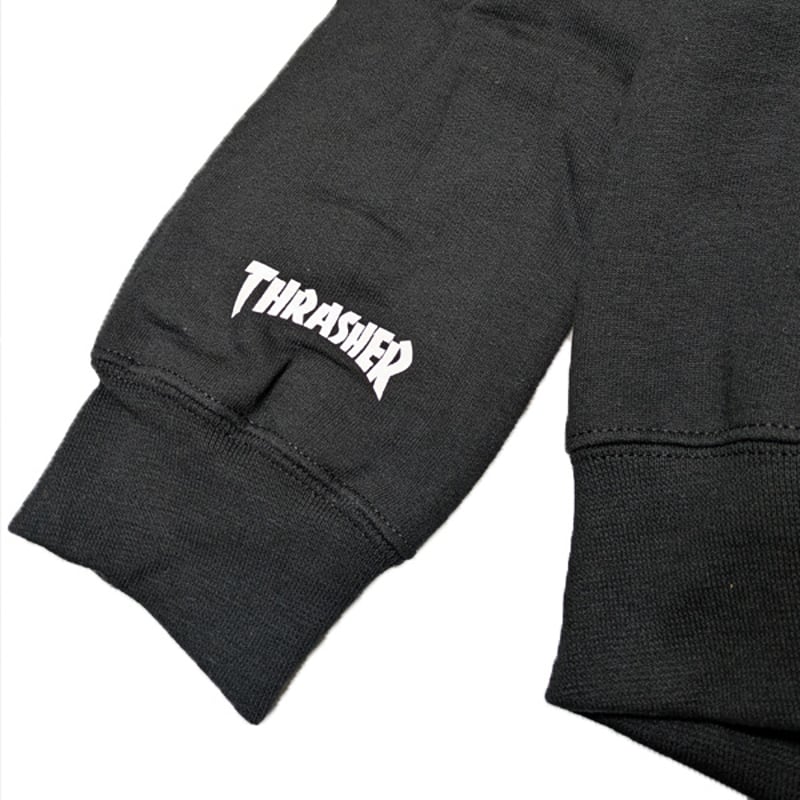 THRASHER スラッシャー パーカー ブラック Thrasher Magazine For