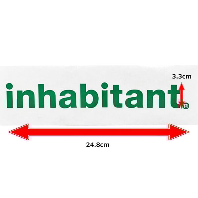 ステッカー シール インハビタント inhabitant inhabitant logo st