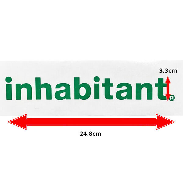 ステッカー シール インハビタント inhabitant inhabitant logo st
