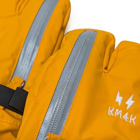 訳ありOUTLET SALE 24-25 KM4K スノーグローブ ミトン　KM4K NO HIZUME 3 （ORANGE Sサイズ） メンズ レディース カモシカ