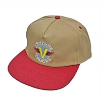 SALE VENTURE TRUCKS キャップ ベンチャー ベージュ 赤　WINGS SNAPBACK CAP （TAN/RED）