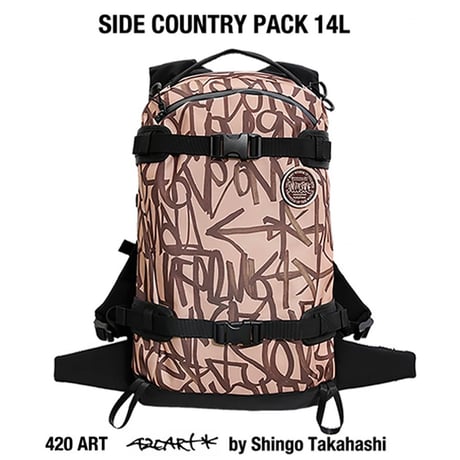 25-26 rain or shine バックパック リュック レインオアシャイン RAIN OR SHINE SC PACK 14L (BLACK　BURGUNDY　420ART)