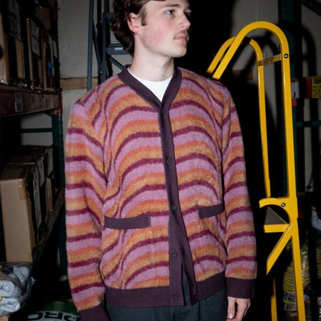 SALE QUASI カーディガン メンズ クワジ クワージー クアジ　QUASI SKATEBOARDS Fuzz Cardigan （Rose Gold）