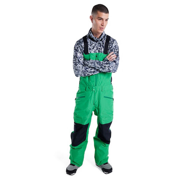 SALE BURTON メンズ スノーボードウエア ビブパンツ Men's Reserve GORE‑TEX 2L Bib Pants （Clover  Green / True Black）