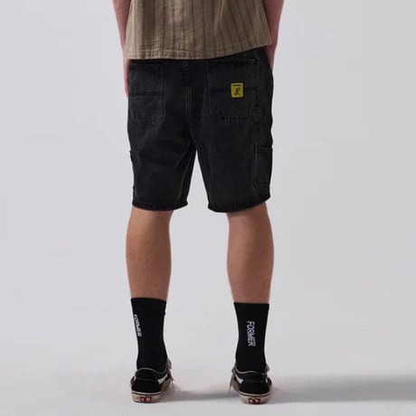 SALE FORMER ショート パンツ デニム メンズ フォーマー　FORMER REYNOLDS DISTEND WALKSHORT （BLACK STONE）