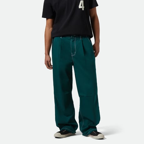 BRIXTON バギーフィットパンツ パンツ ブリクストン グリーン　BAGGY SKATE PANT (DEEP EMERALD)