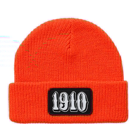 1910 9teenten ビーニー　1910 Members Beanie （ORANGE） MS124BN148 ニット帽 ナインティーン テン