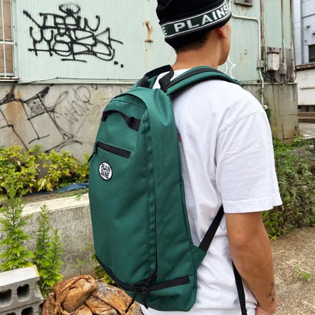 PLAINSANE PS BACK PACK 10L（BLACK　FOREST GREEN　DEEP ORANGE)  スノーボード バックパック リュック プレインセイン PLAIN SANE