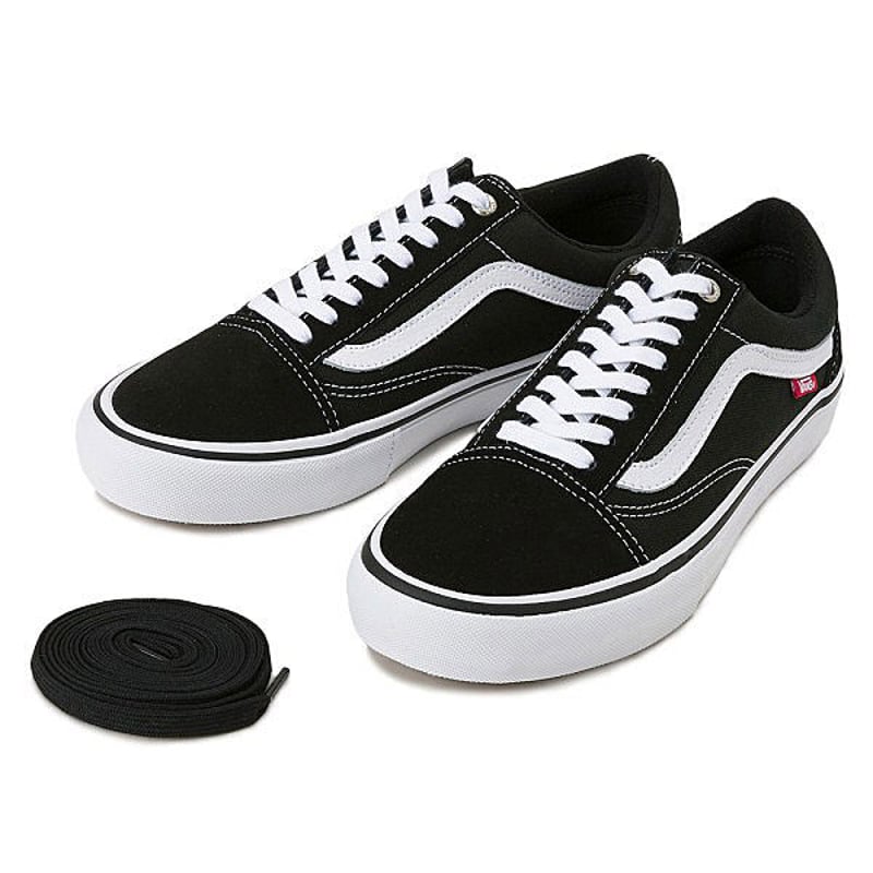 オールドスクール バンズ スニーカー VANS OLD SKOOL PRO (BLACK/WH...