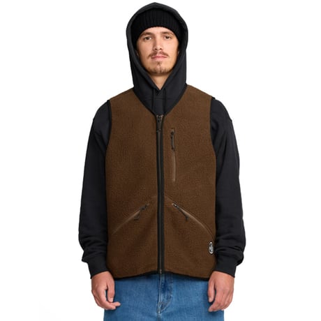 VOLCOM ボルコム スノーウェア ベスト メンズ　VOLCOM SNOWDRIFT VEST （BLK　BRN）