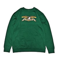 SALE ANTIHERO SKATEBOARDS スウェット アンタイヒーロー　EAGLE CREW SWEAT  （DARK GREEN）