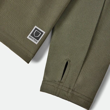 BRIXTON BOWERY 長袖 サンフーディー 日除け ブリクストン　JOURNEY L/S SUN HOODIE (OLIVE TIGER CAMO)