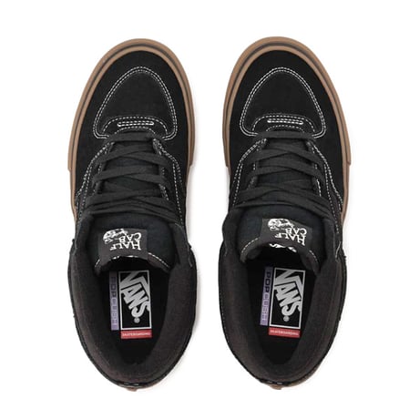 VANS スケートハーフキャブ バンズ スニーカー 黒　SKATEBOARDING SKATE HALF CAB (BLACK/GUM/WHIT）VN0A5FCDB9K