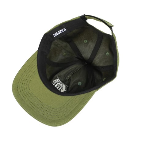 THEORIES CAP セオリーズ キャップ 緑　Theories LANTERN Velcro Strapback Hat （Duck Canvas Olive）