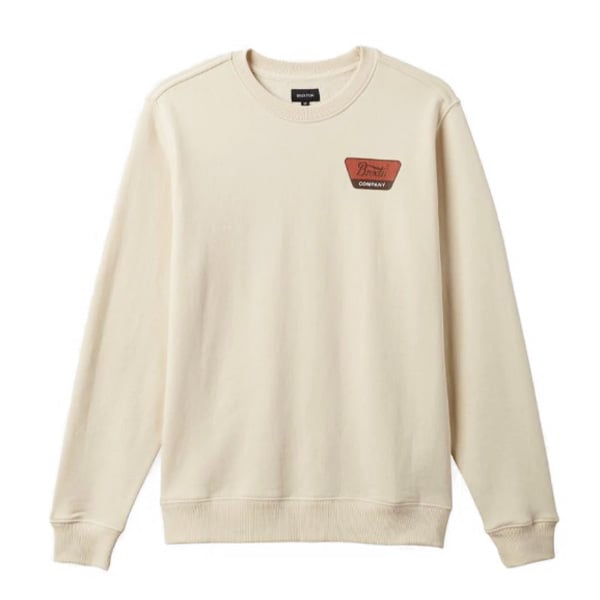 BRIXTON スウェット ブリクストン メンズ アイボリー LINWOOD CREW SWE