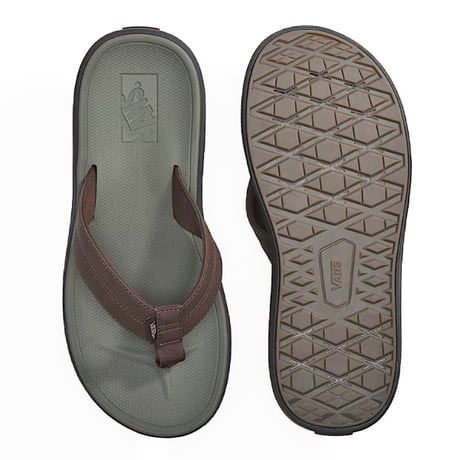 VANS バンズ サンダル ビーチサンダル ビーサン　Seabrook Sandal （Demitasse / Grape Leaf） VN000E7ZO6R