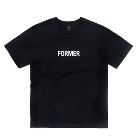 FORMER Tシャツ 半袖 黒 ロゴ 定番 レガシー フォーマー　FORMER  LEGACY TEE（BLACK）
