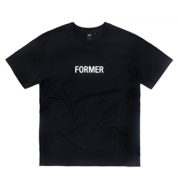 Tシャツ　半袖　黒　F FORMER Tシャツ 半袖 黒 ロゴ 定番 レガシー フォーマー FORMER