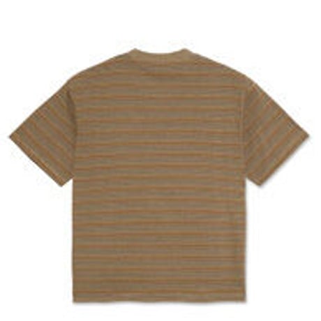 SALE POLAR SKATE CO Tシャツ 半袖 ポーラー メンズ　STRIPE SURF TEE （CAMEL）