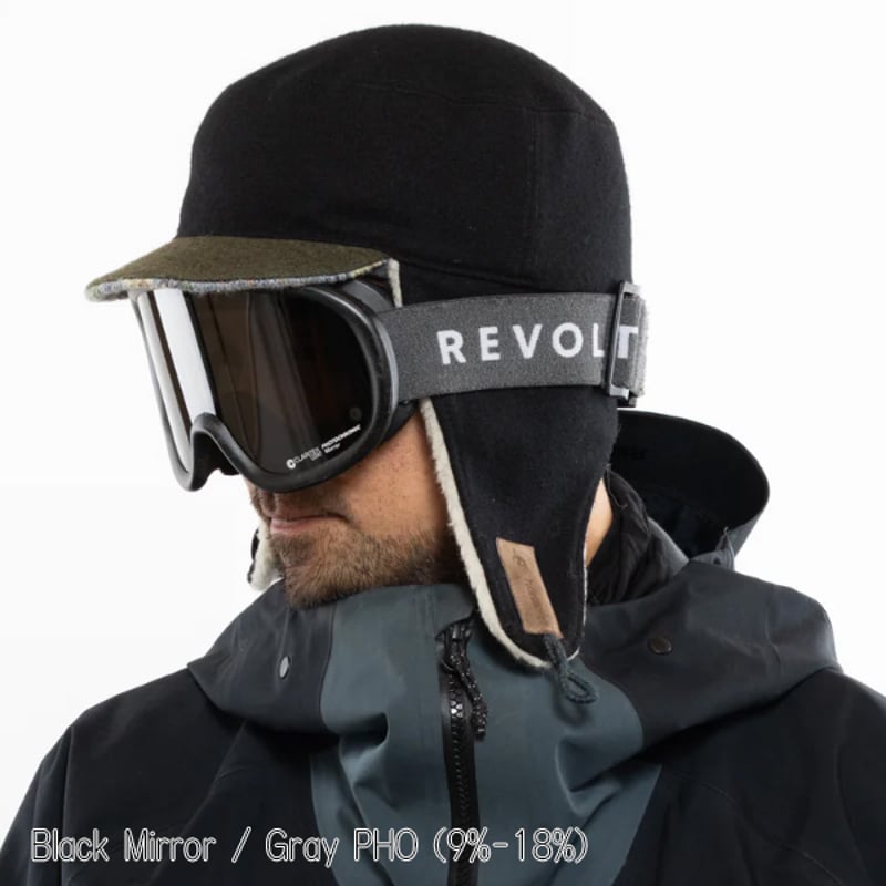 25-26 ゴーグル リボルト スノーボード SUPER LIGHT FRAME Black