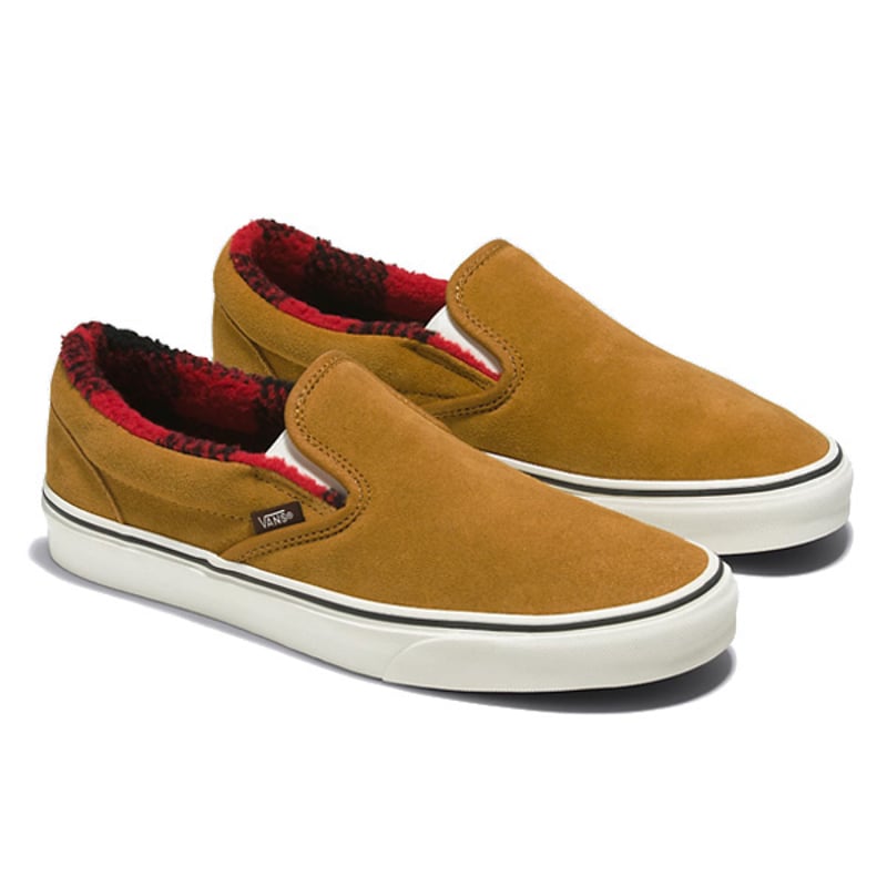 VANS スリッポン PRO US9 27cm オレンジ スエード ブランド古着