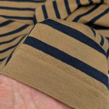 25-26 スノーインナー トップス メンズ レディース グリーンクロージング GREEN CLOTHING USU LAYER  (CAMEL / DARK NAVY)