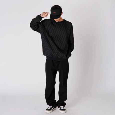 SALE FORMER スウェット トレーナー フォーマー　FORMER SYNOPTIC CREW （BLACK）