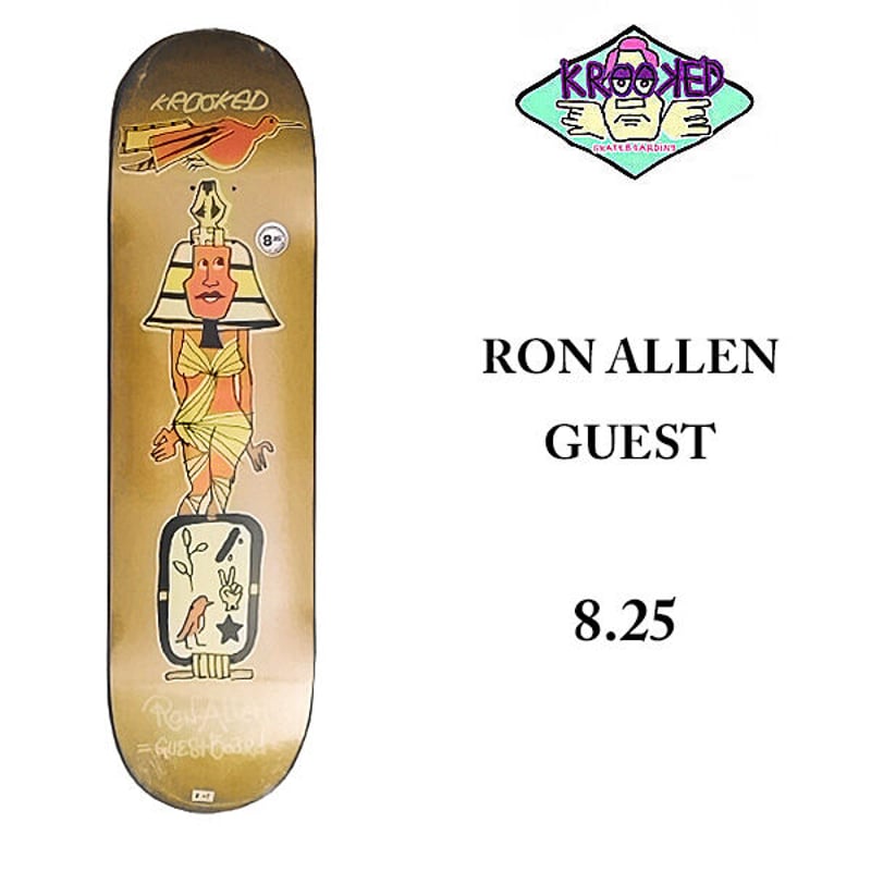 KROOKED デッキ 【 8.25インチ 】KROOKED RON ALLEN GUEST ...